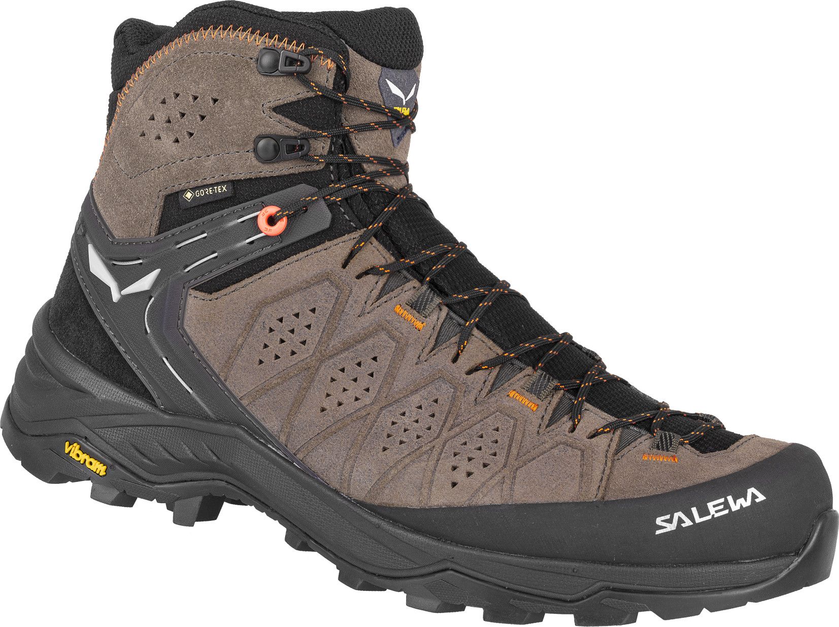 Chaussures De Randonnée Salewa Alpine Mate Marron - Pointure 9.5 Femme - Neuves Sans Boîte