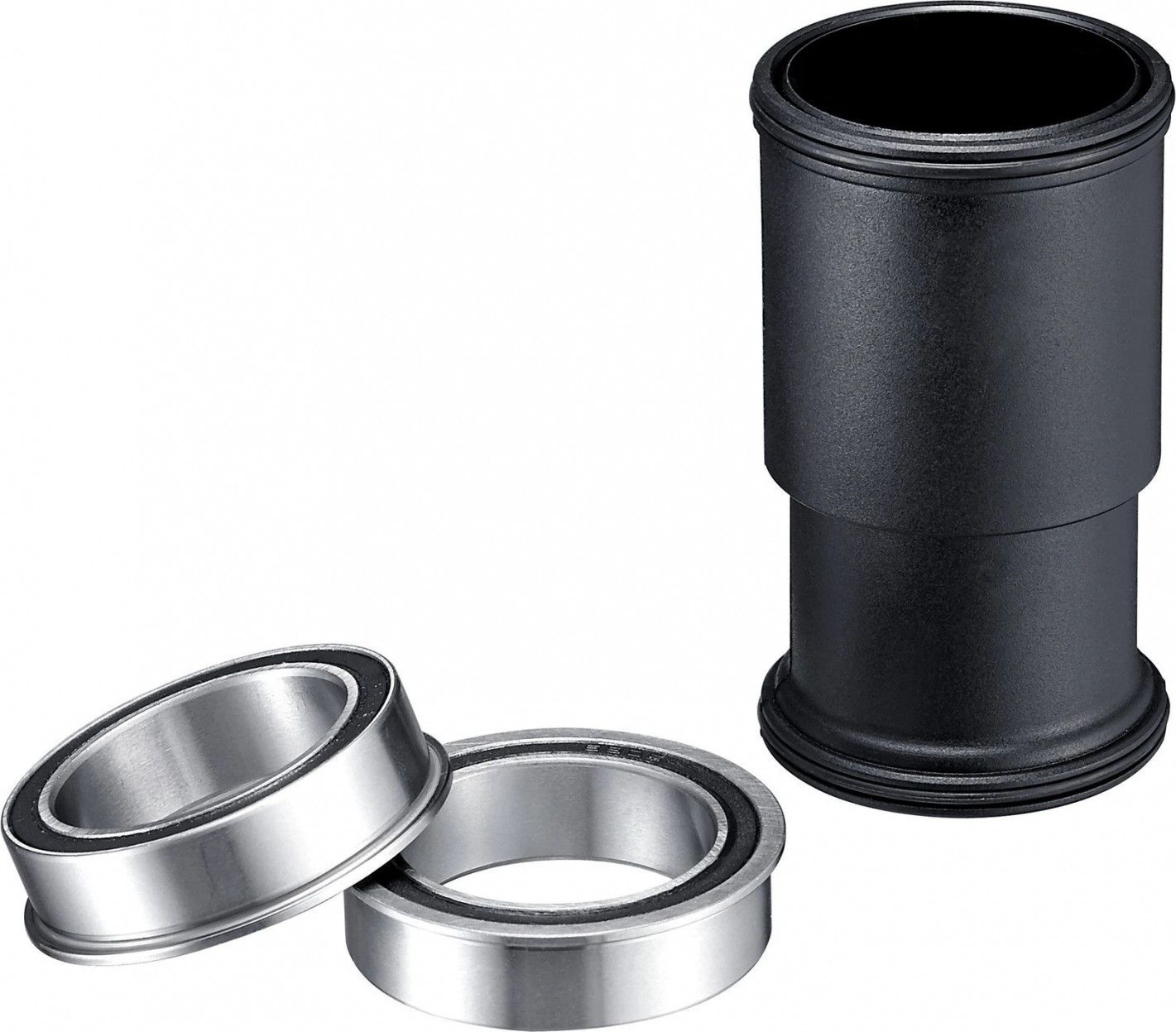 Boîtier De Pédalier First Pressfit 68 X 42 Mm, Axe 24 Mm, Pour Vélo Route/course, Noir