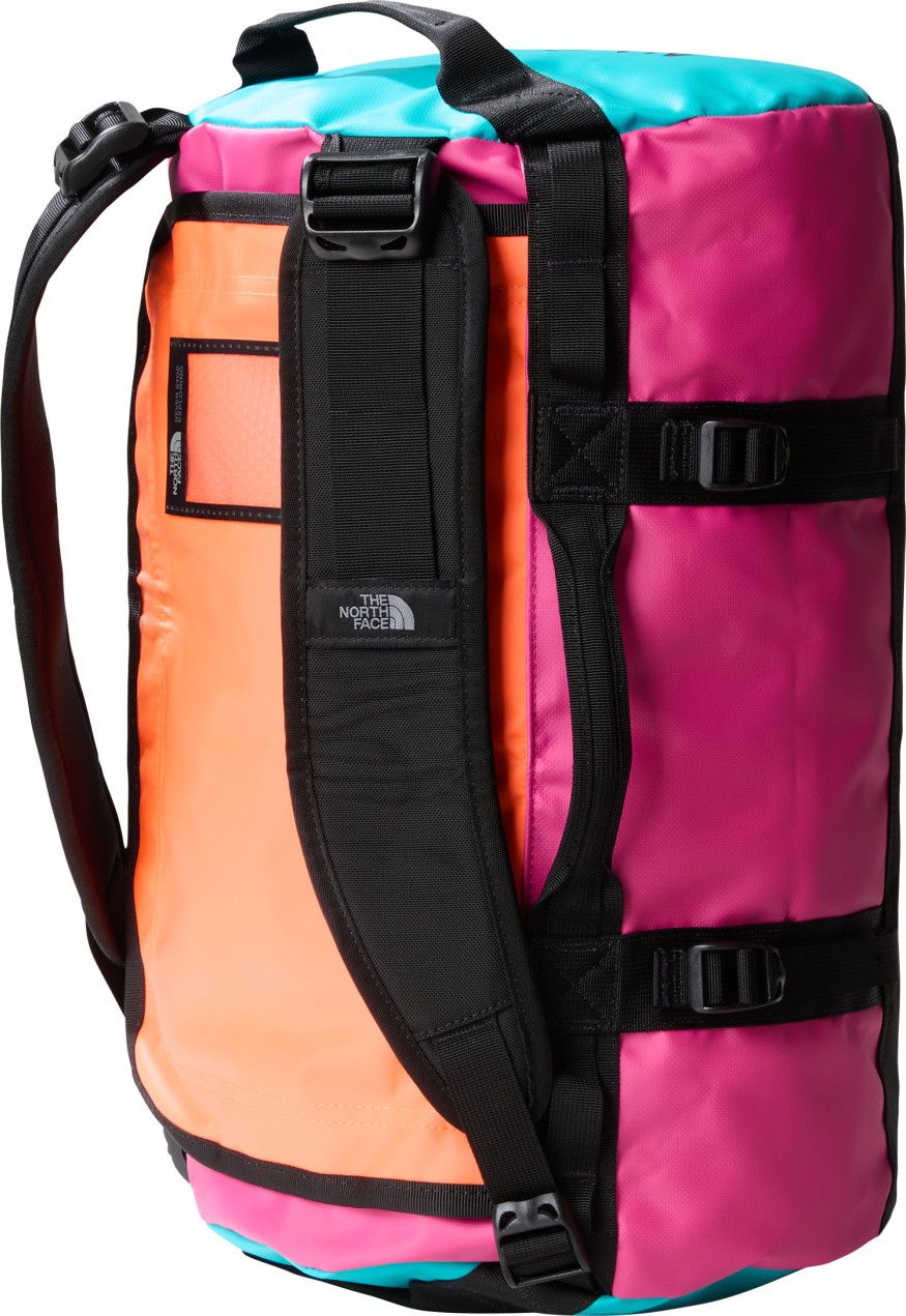 North face duffel bag small pink online