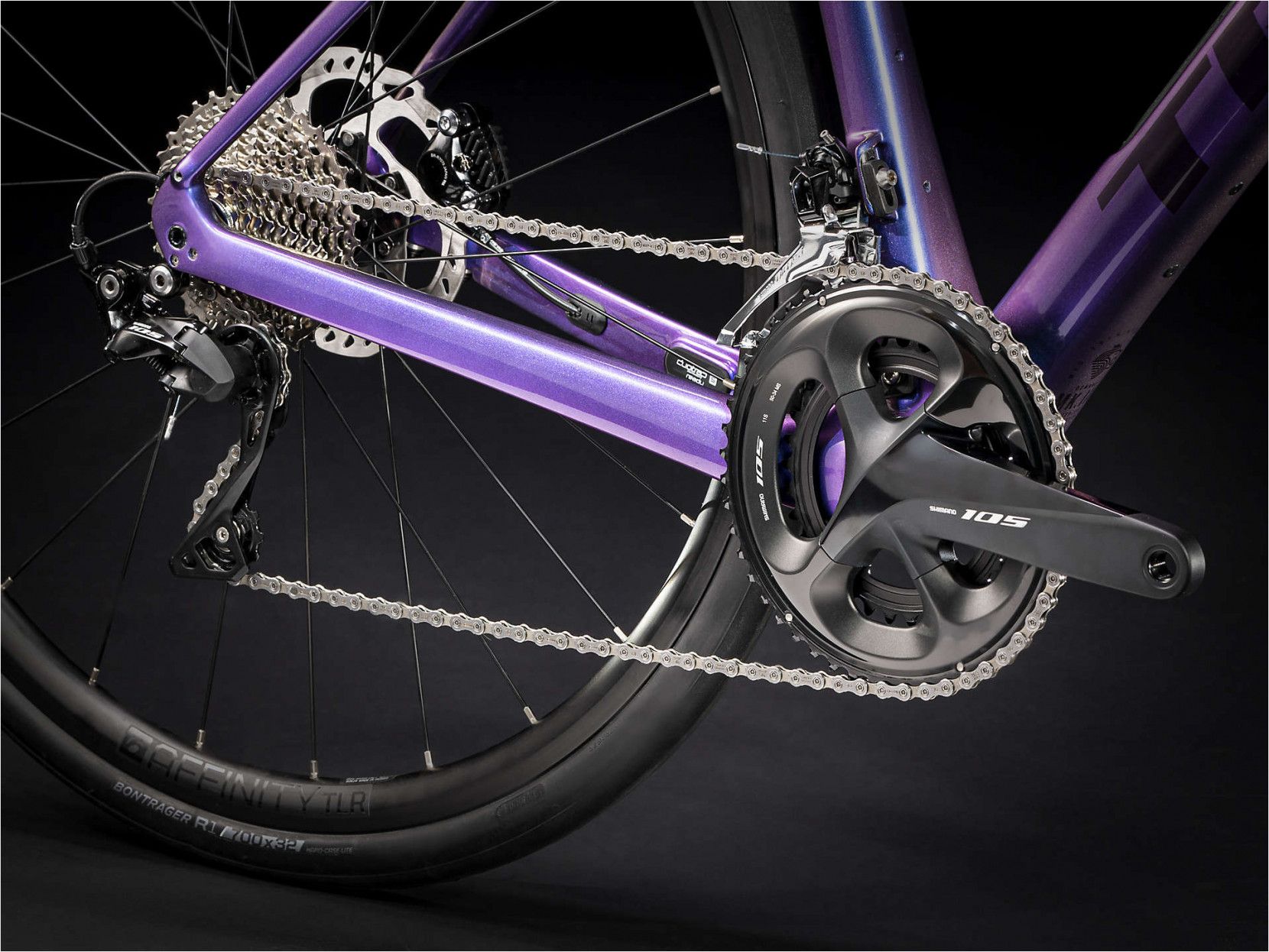 Road 2020 Trek Domane SL 5 Disc Shimano 105 11V Purple Flip
