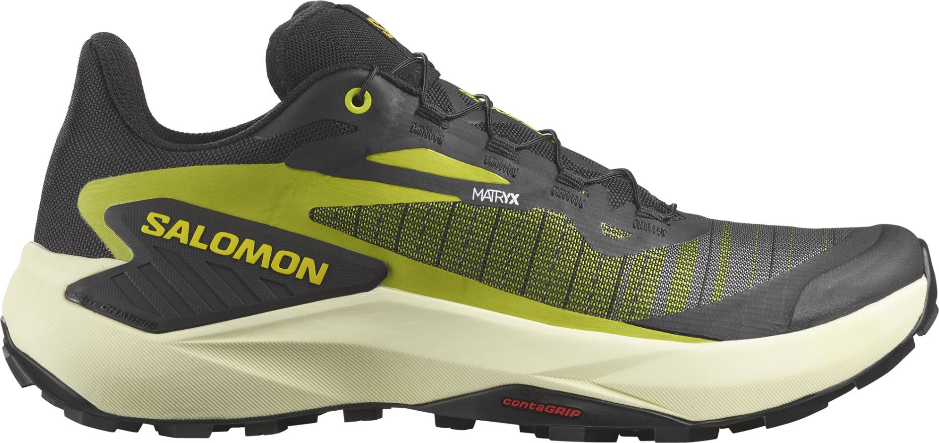 Zapatillas Salomon Genesis Trail Running Negro Amarillo