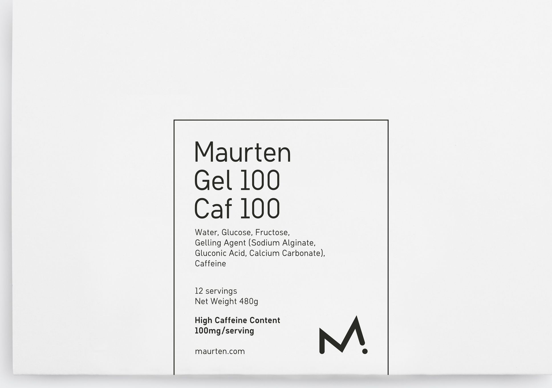Maurten Gel 100 Caf 100 Energy Gel Pack - 12 x 40 g | Alltricks.com