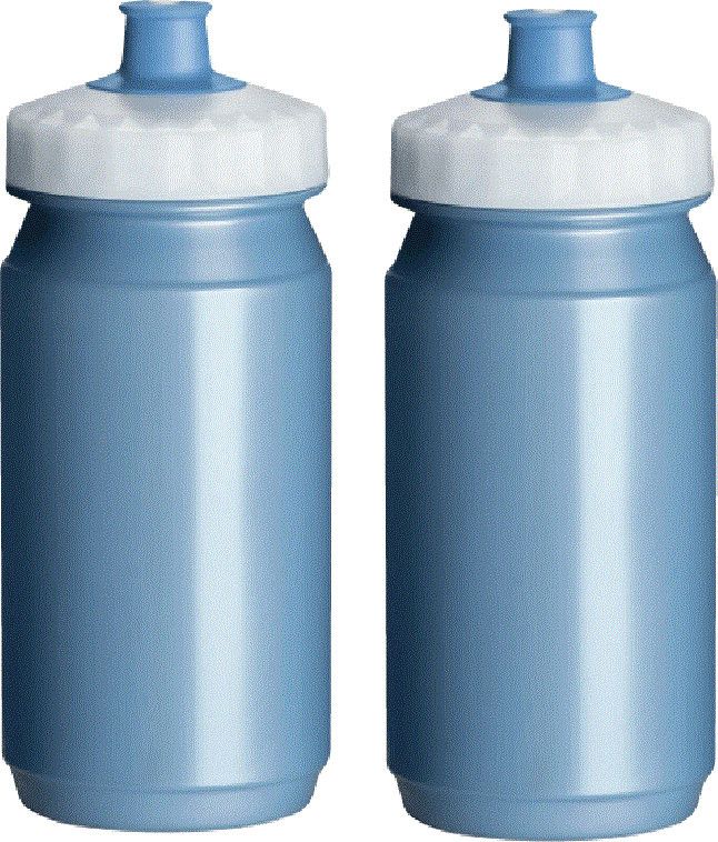 Kinder-Trinkflasche, 2 x 550 ml, Blau
