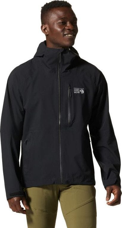 Mountain Hardwear New Stretch Ozonic Waterproof Jacket Black Mens Alltricks