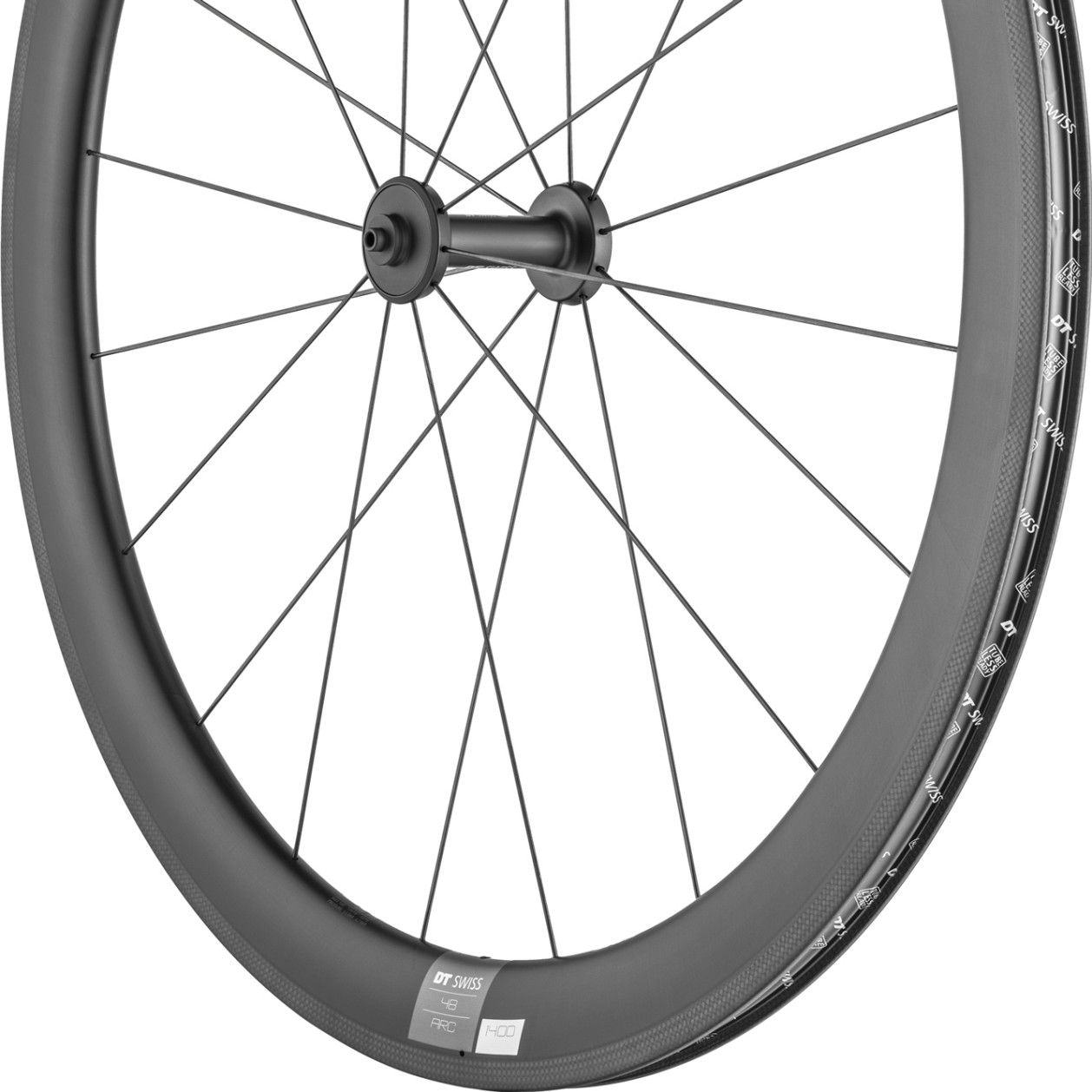 DT Swiss ARC 1400 Dicut 700c 48 mm Ruota anteriore | QR 9x100 mm