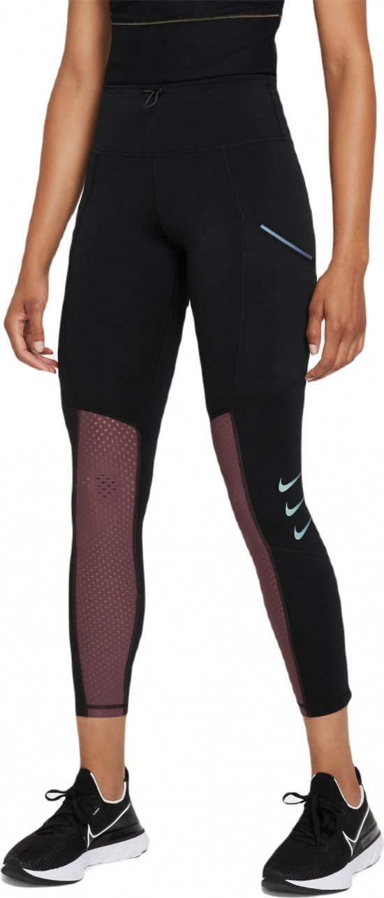 Nike black and red leggings clearance
