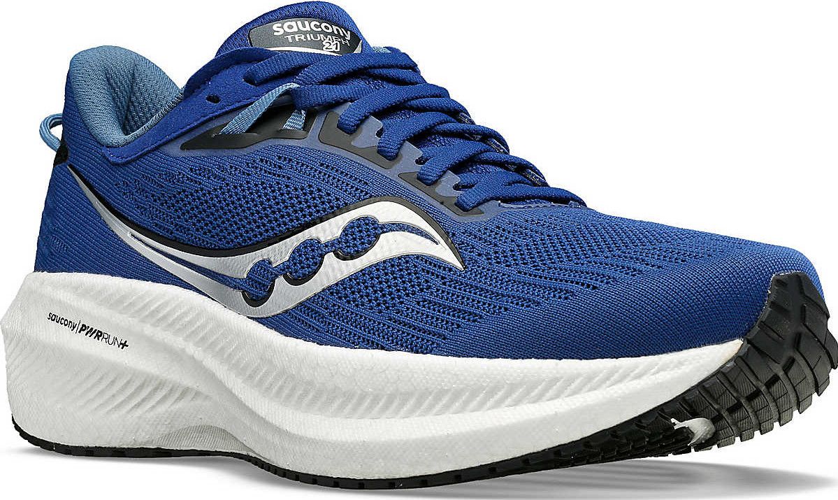 Running Shoes Saucony Triumph 21 Blue Silver Alltricks