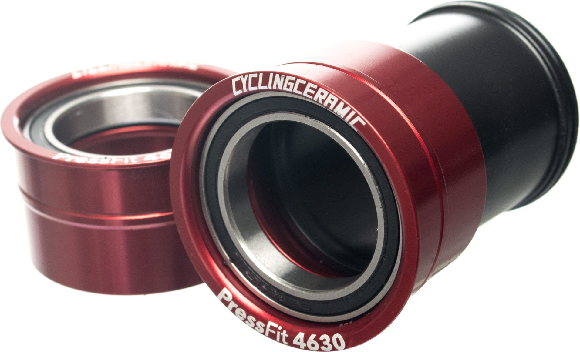 CyclingCeramic Bottom Bracket BB Right Pressfit 46-30 Red 