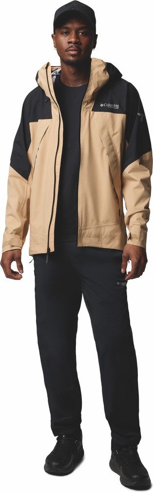 Columbia Northwest Explorer 3L Beige Men's Waterproof Jacket