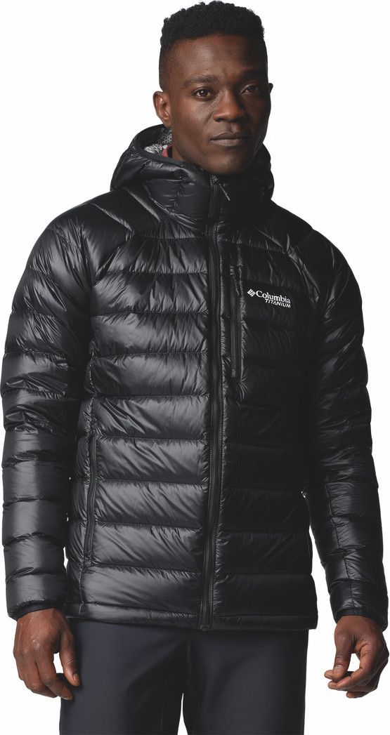 Columbia Arctic Crest Hooded Down Jacket Black