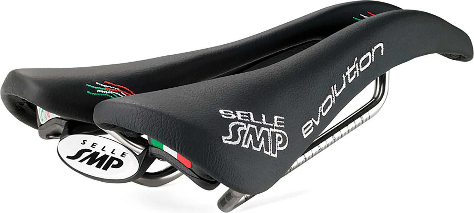 SMP Evolution Saddle Black Steel Rails Alltricks