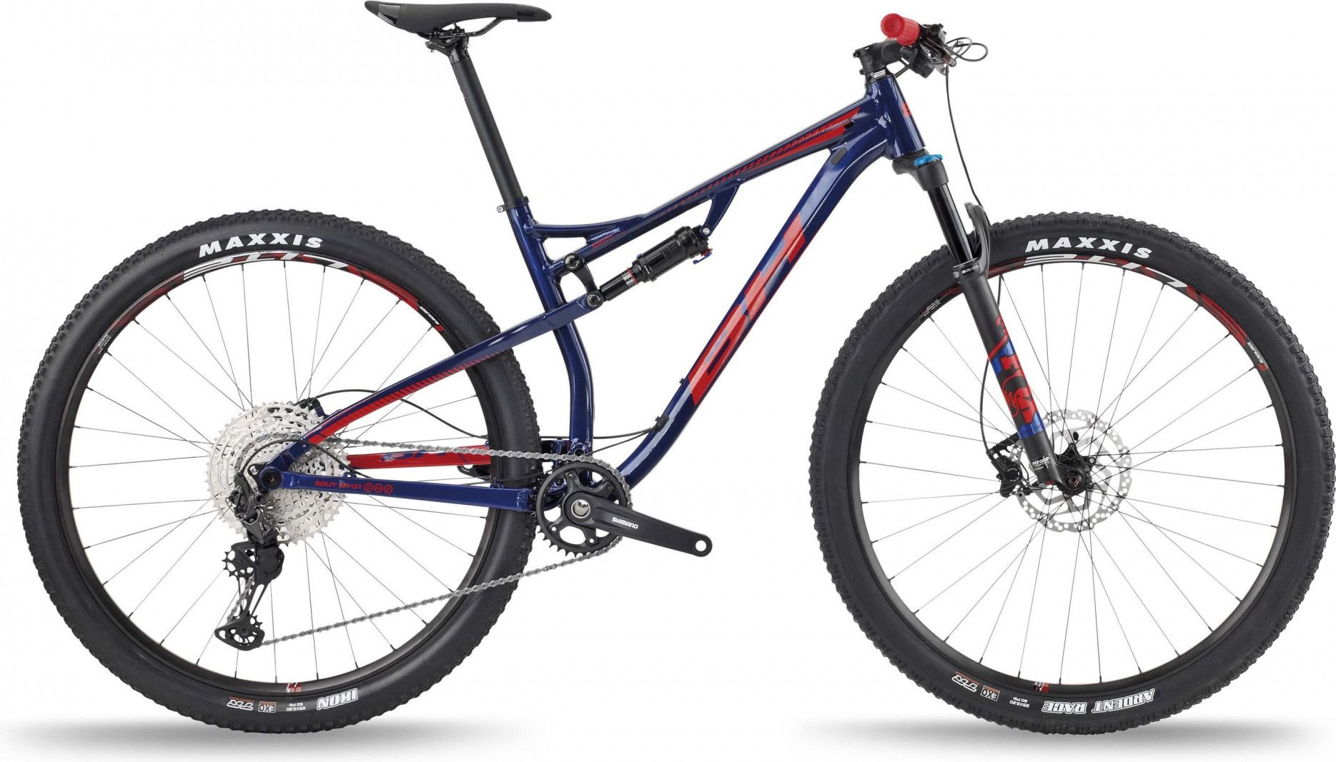 MTB doble suspensión BH Lynx Race Alu Shimano Deore 12S 29'' Azul Rojo  2021
