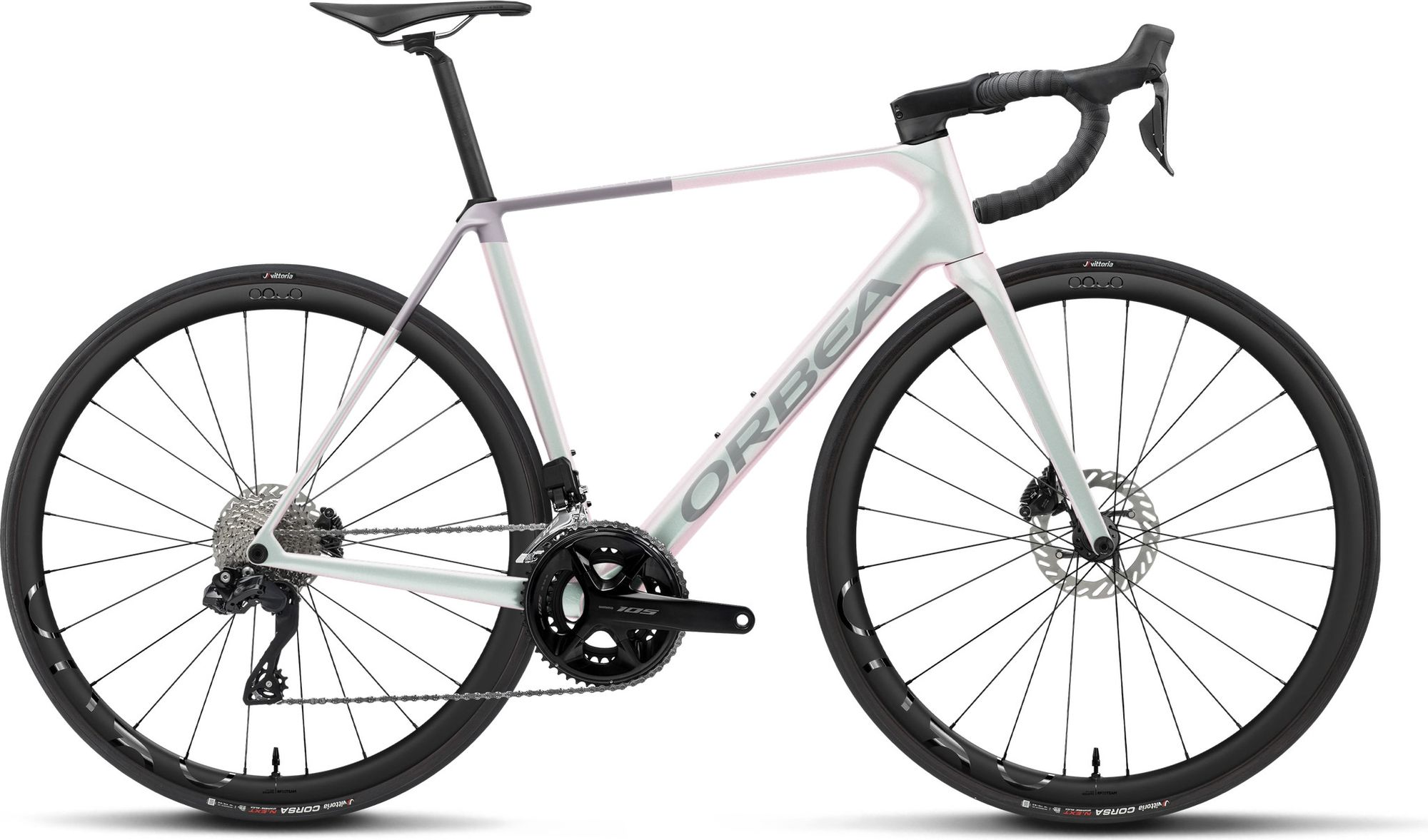 Orbea Orca M35i Road Bike with Shimano 105 Di2, 12V, 700 mm, White