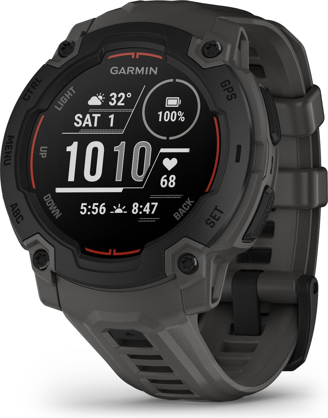 Montre GPS Garmin Instinct E 45 mm Noir avec Bracelet en