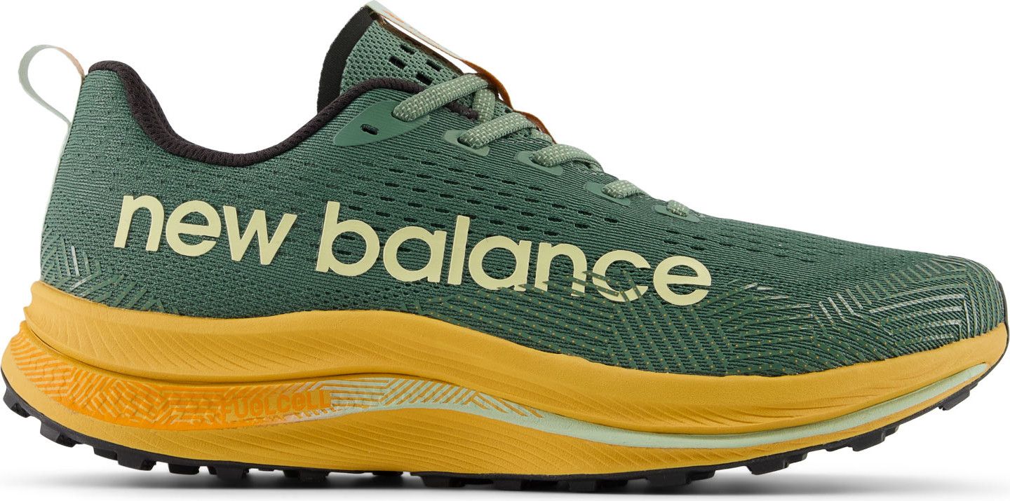 New Balance FuelCell SuperComp Trail Shoes Green/Orange  display picture 1
