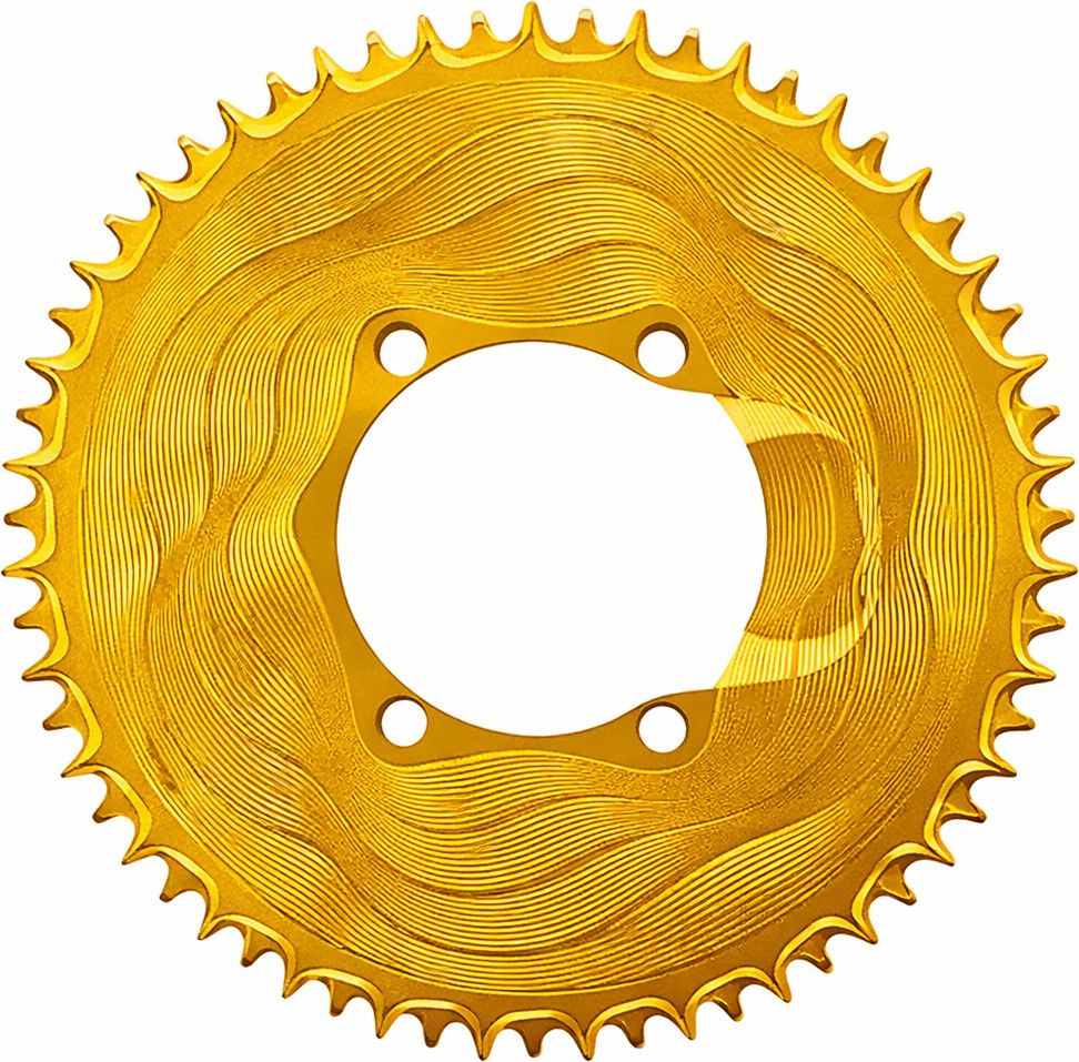 Alugear Round Narrow-Wide 110 BCD 4 Hole Asymmetrical Shimano 1x12