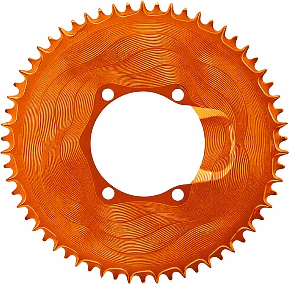 Alugear Round Narrow-Wide 110 BCD 4 Hole Asymmetrical Shimano 1x12