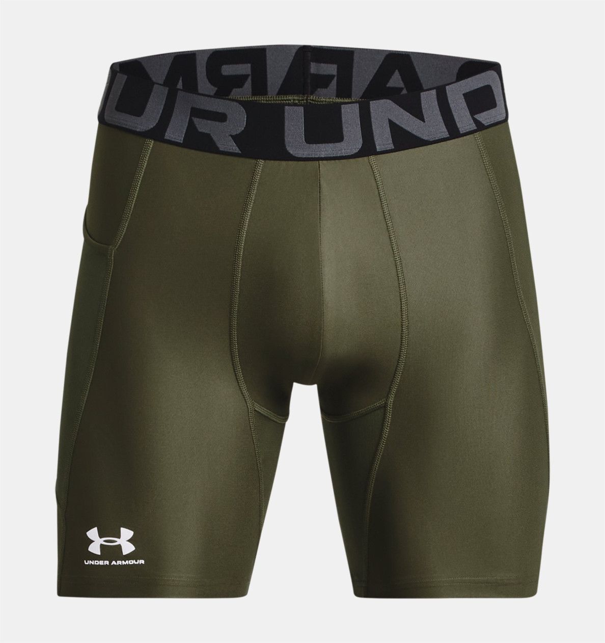 Under Armour HeatGear Khaki Men's Compression Shorts
