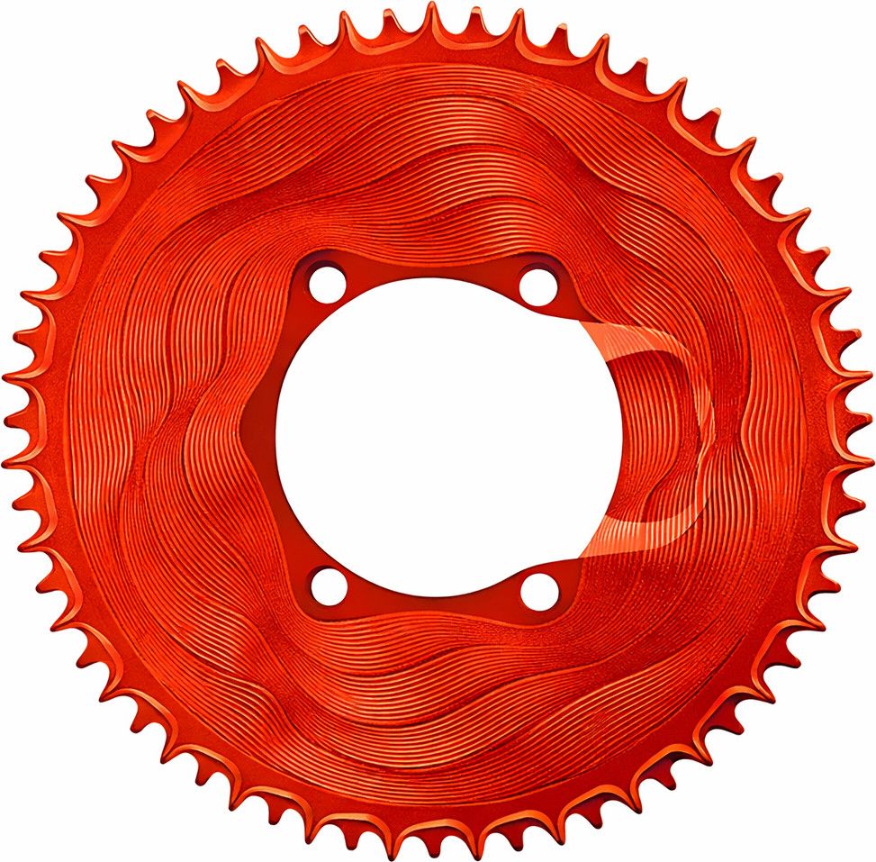 Alugear Round Narrow-Wide 110 BCD 4 Hole Asymmetrical Shimano 1x12