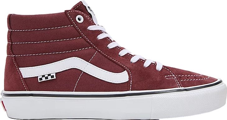 Red skate high vans online