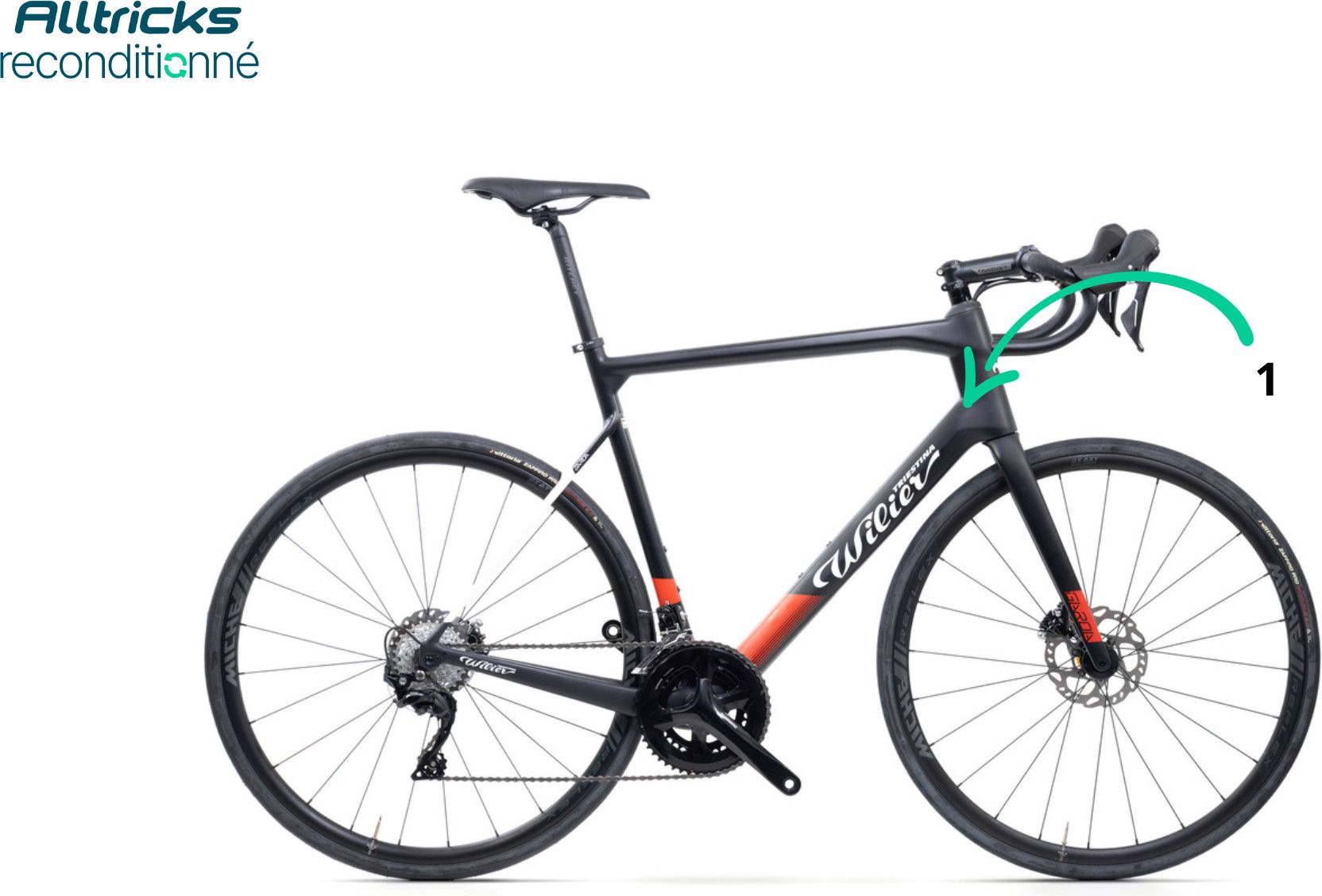 Wilier Triestina Garda Disc Miche Reflex Shimano 105 11V 700 mm