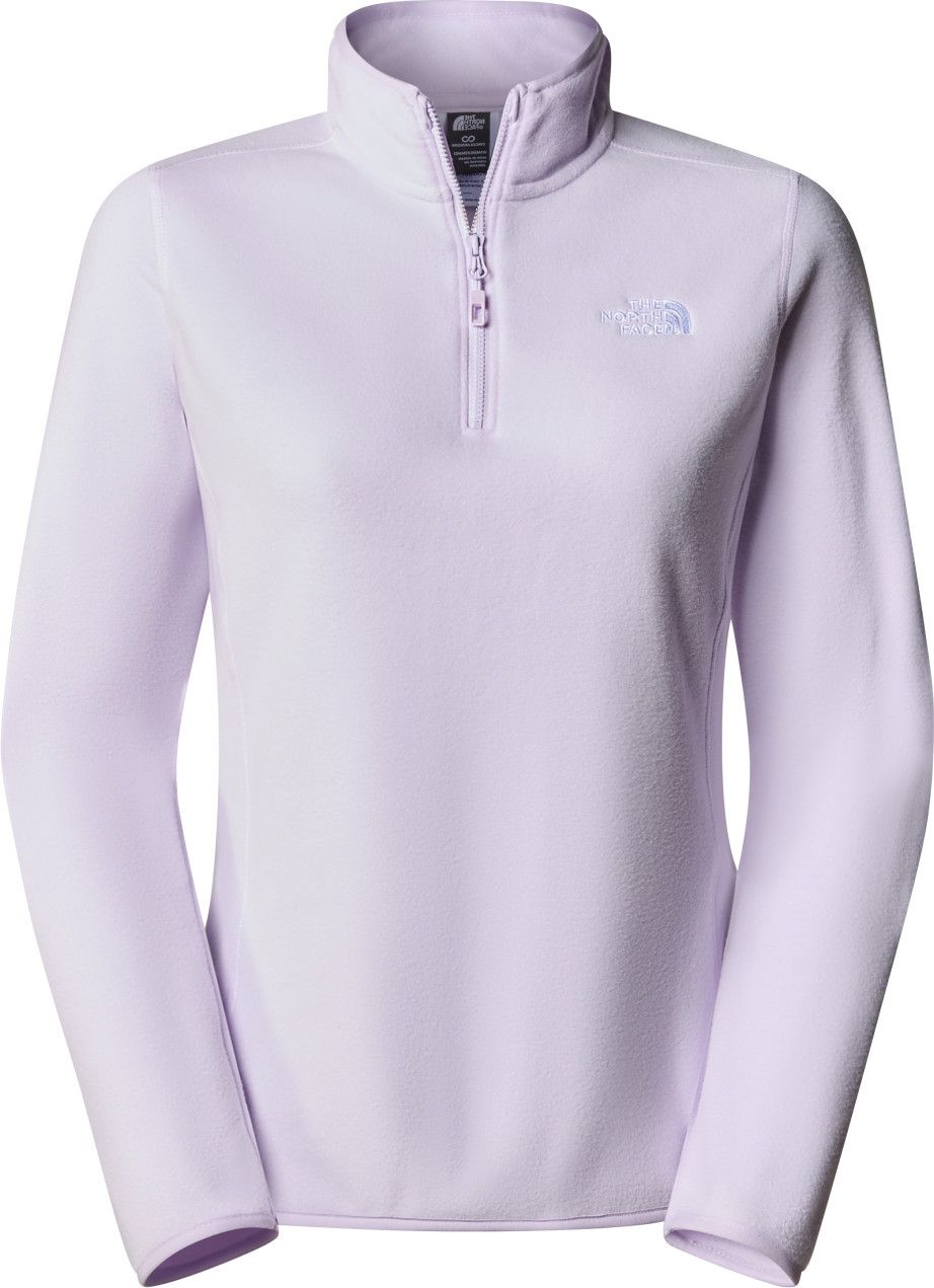 North face 100 glacier quarter zip womens fleece sale
