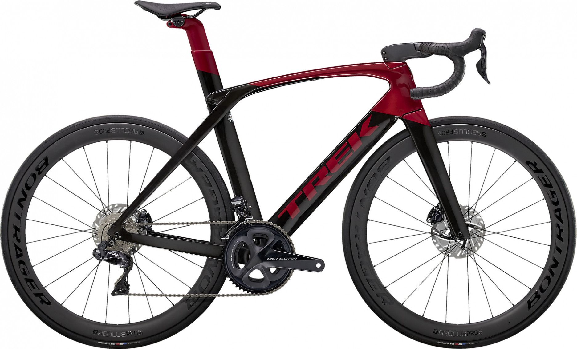 Trek Madone SLR 7 Disc Shimano Ultegra Di2 Carbon Smoke Crimson 2021 Road Bike Alltricks