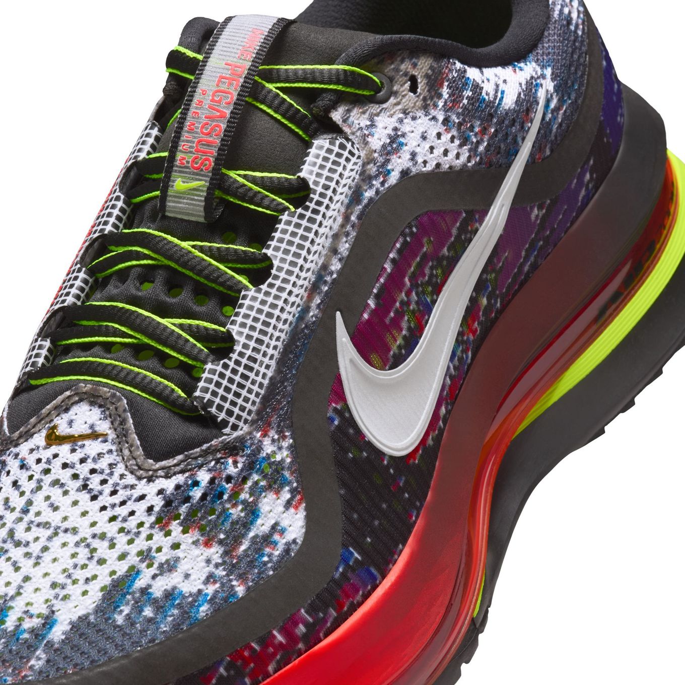 Men’s Multicolor Athletic Shoes Nike Pegasus Premium - Multi Colour/Metallic Silver/Volt  main image 2