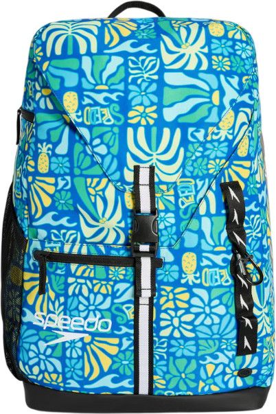 embroidered team mini speedo backpack 35L resistant kit bag keeps wet and dry items separate Nanaimo Riptides Swim Team |