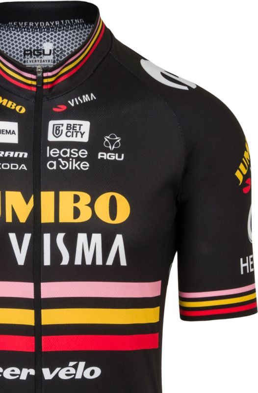 Agu Triple Victory Team Jumbo Visma Short Sleeve Jersey