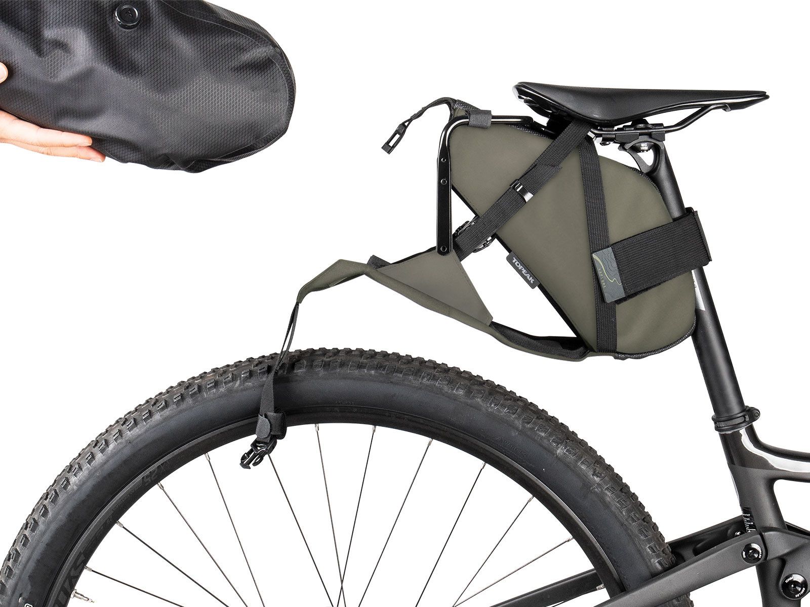Topeak BackLoader X 10 L Saddle Bag Green - Main Image