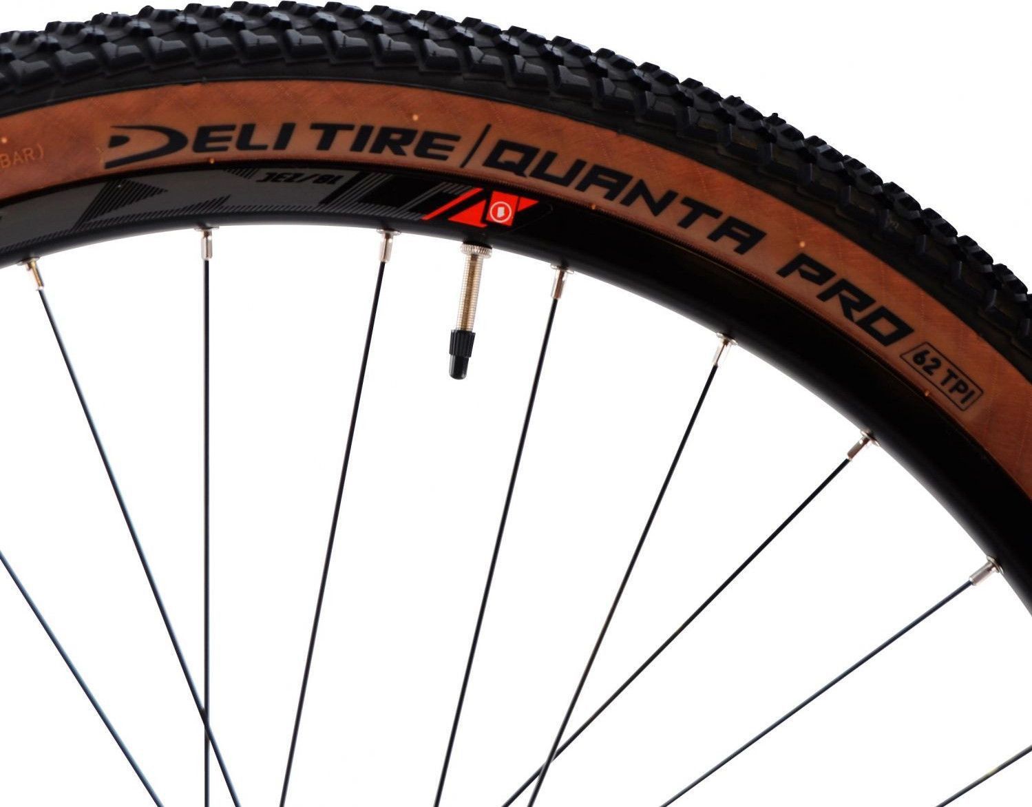 Pneu VTT DELI Big Knight 27.5x2.10 (54-584) - Noir/Marron - Neuf
