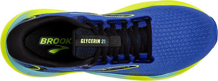 Brooks Glycerin 21 Running Shoes Blue Yellow Men s Alltricks