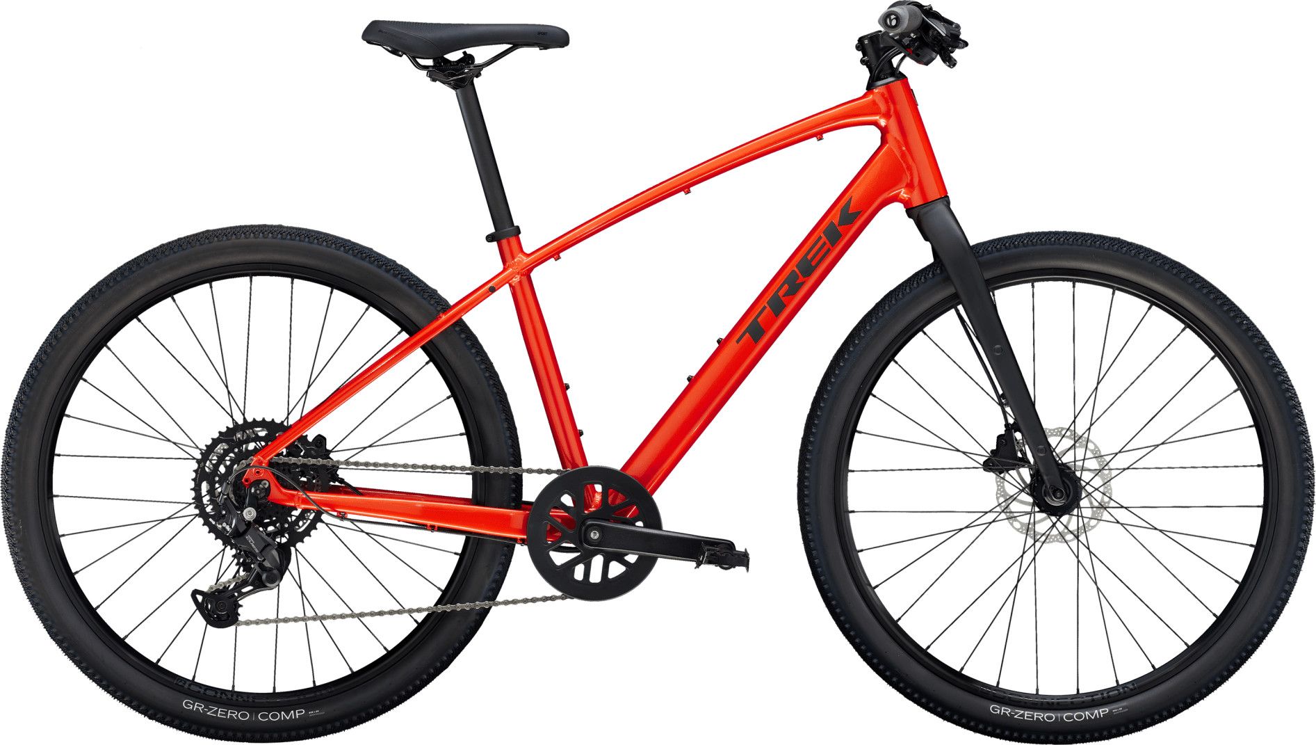 Bicicleta de fitness Trek Dual Sport 2 Shimano CUES 9V 27,5'' Roja