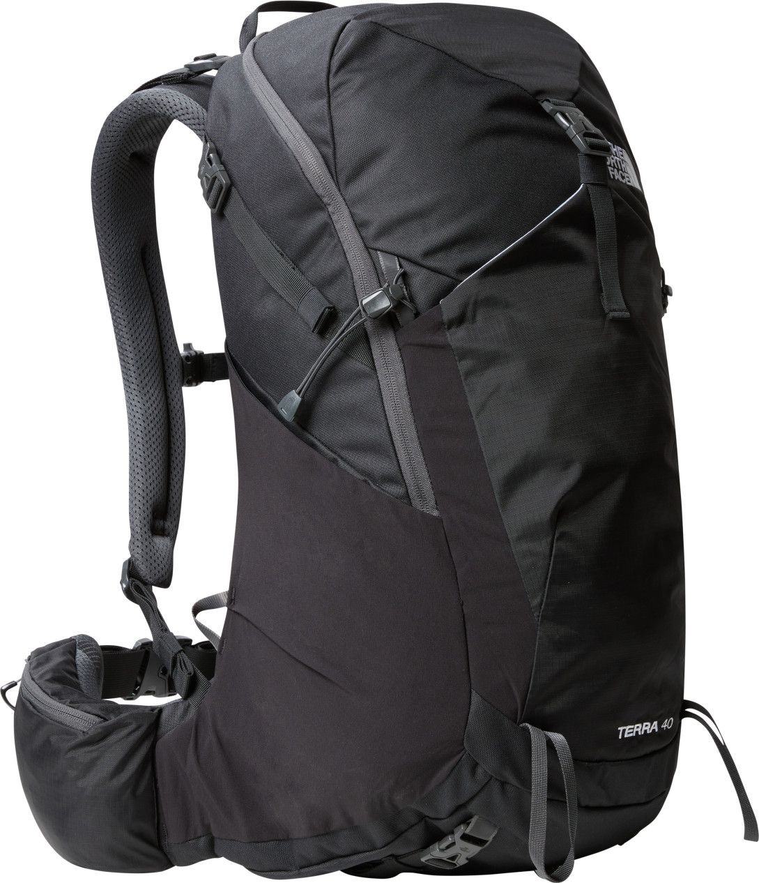 The North Face Terra 40L Hiking Backpack Black Alltricks