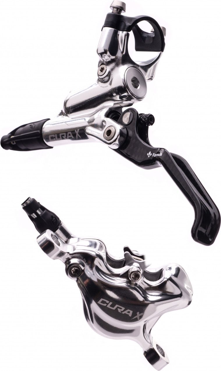 formula cura 2 vs shimano xt Cura, 2-piston brakes Top loading organic pads to simplify pad changes and increase ventilation Formula Cura X Carbon Front