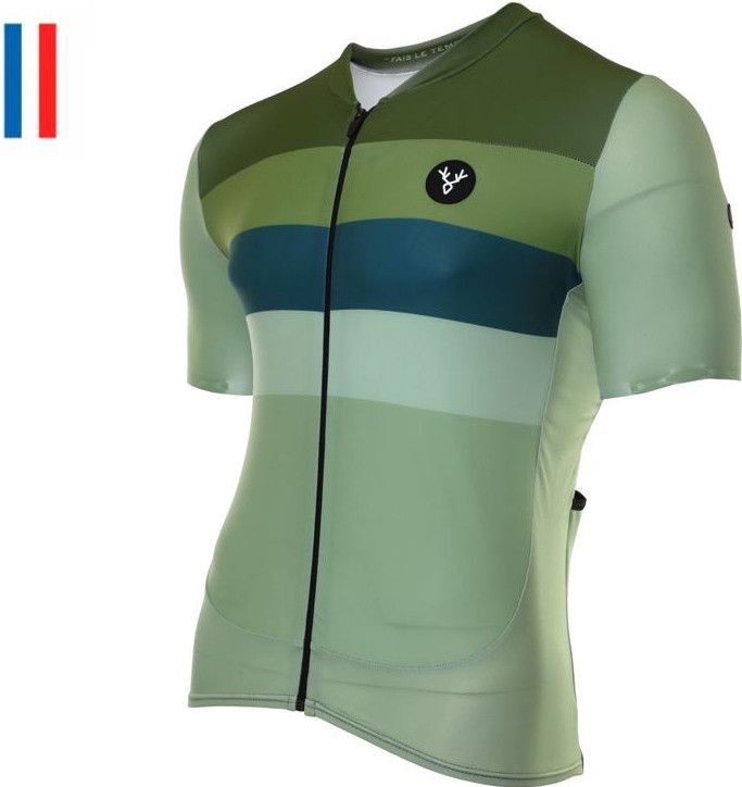 LeBram Izoard Short Sleeve Jersey Khaki Adjusted Fit