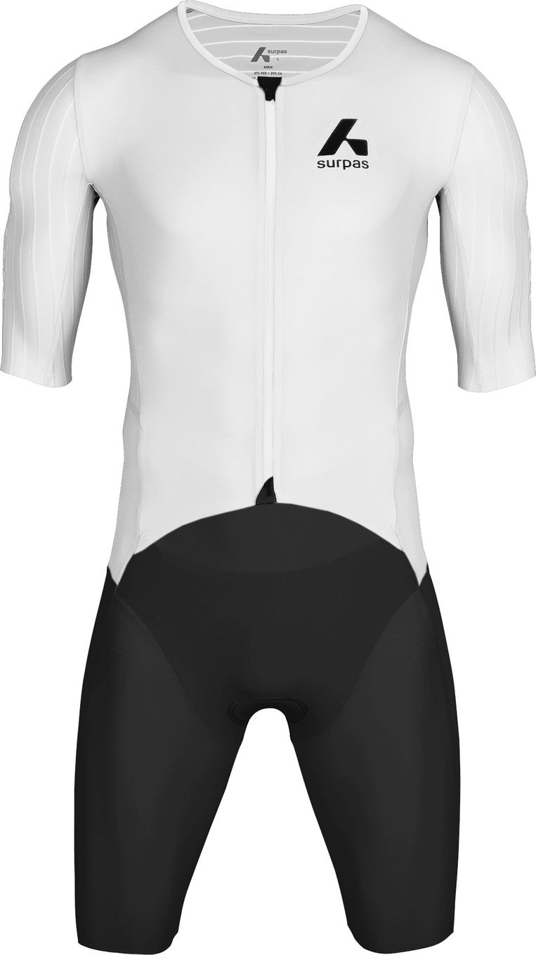 Surpas Insane 3 LDT Tri-Suit White/Black Men's | Alltricks.com
