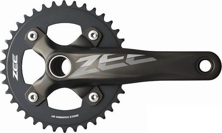 パーツ SHIMANO FC-M640 SHIMANO Pédalier ZEE 36 Dents FC-M640 68/73mm Anthracite