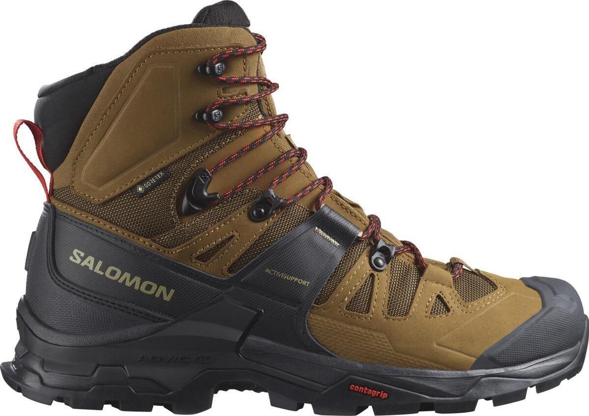 Salomon Quest 4 GTX Hiking Shoes Brown Black Men s Alltricks