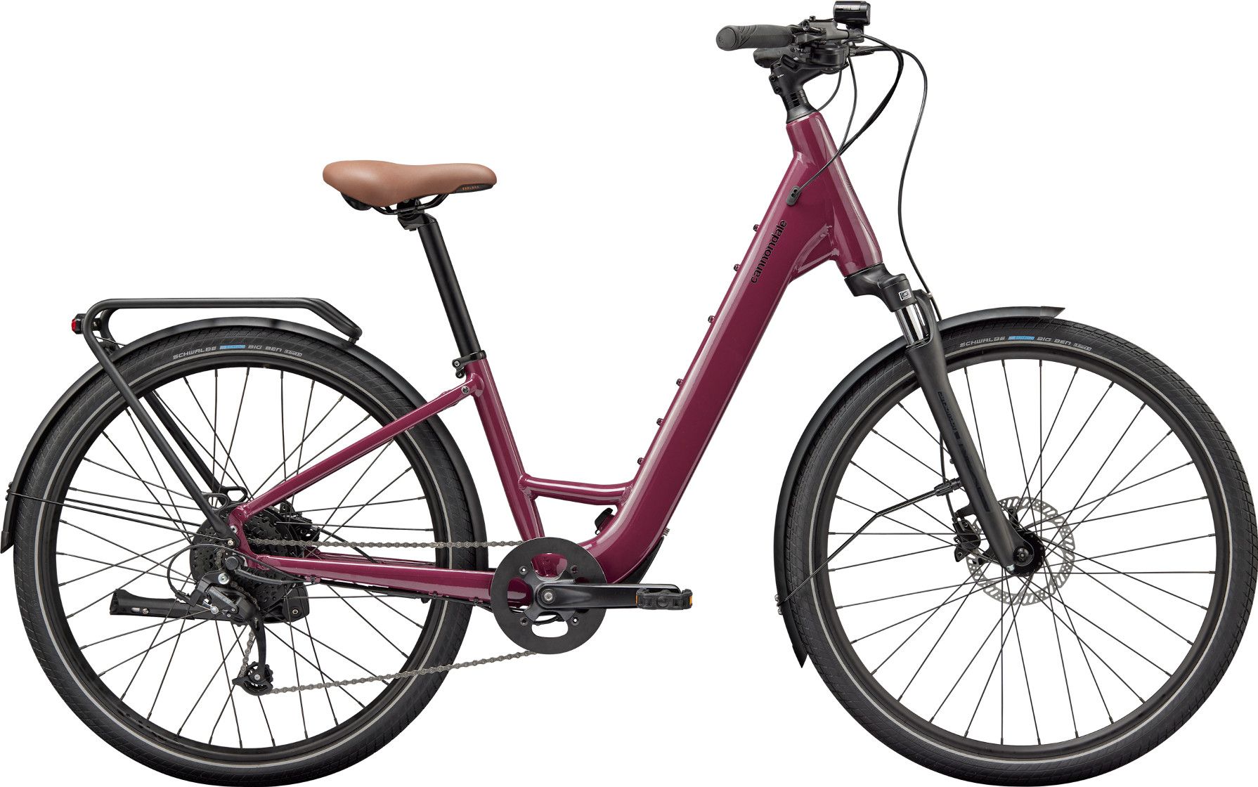 Cannondale Mavaro Neo SL 2 Low Step Thru MicroShift 7V 360 Wh 27.5 Cherry Red Electric City Bike Alltricks