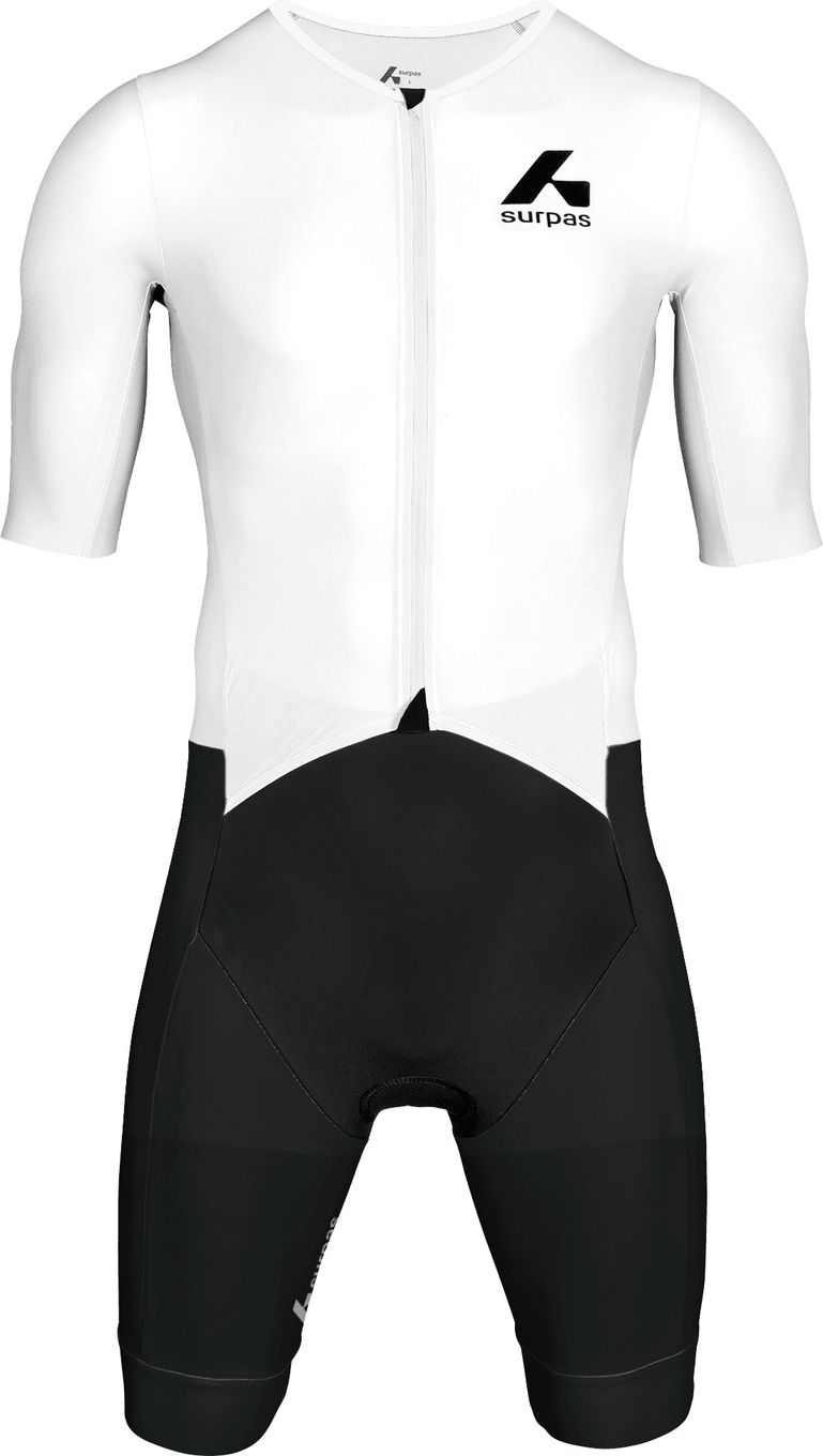 Surpas Pursue 2 LD Triathlon Suit White/Black Men's | Alltricks.com