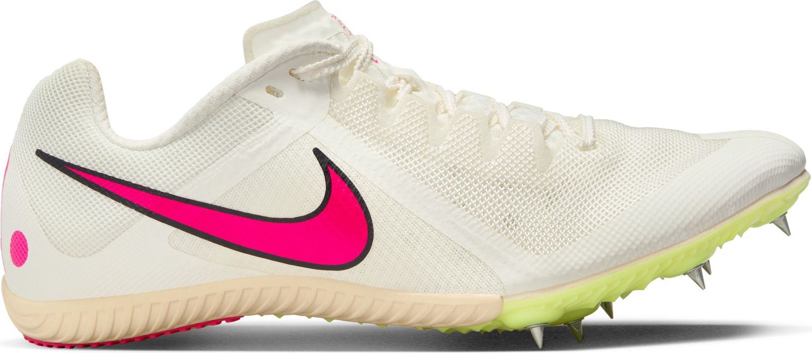 Nike Zoom Rival Multi White Pink Yellow Unisex Track Field Shoes Alltricks