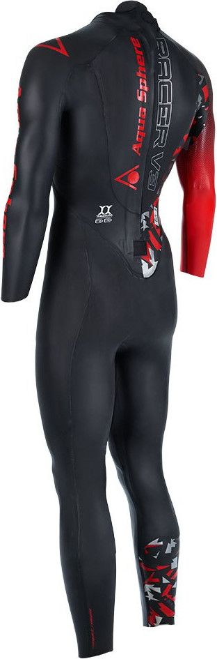 Aqua Sphere Racer V3 Neoprene Suit Black / Red | Alltricks.com