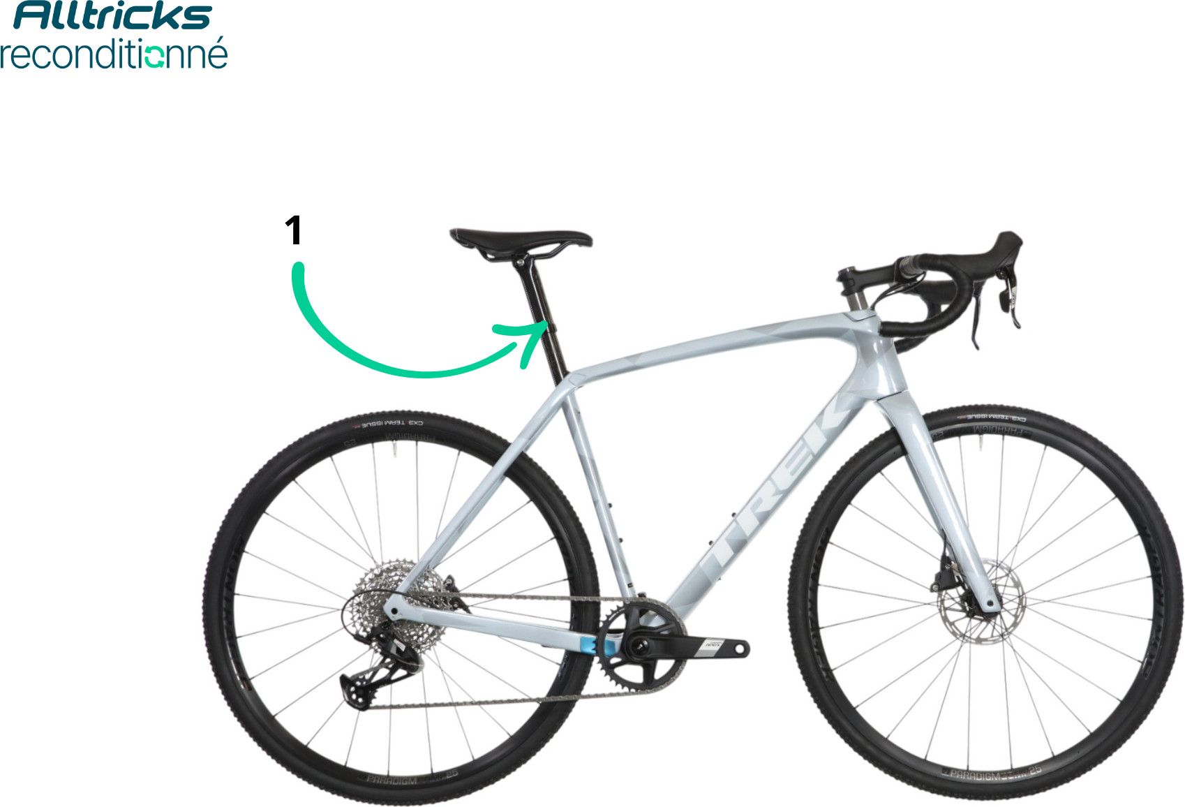Cyclocross bike Trek BOONE 5 56 GY Sram Apex 12V 700mm | Size 56