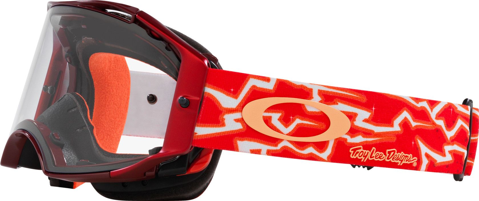 Oakley Airbrake MTB x Troy Lee Designs Goggle Red / Clear