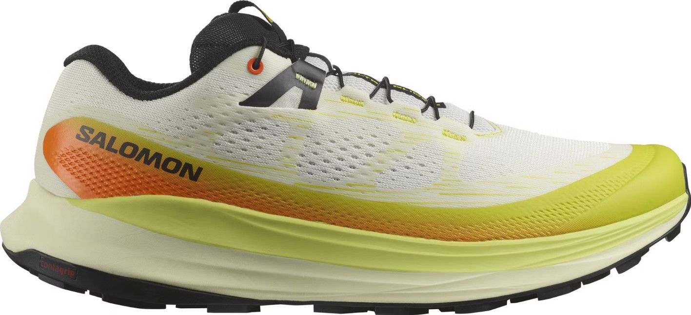 Salomon Ultra Glide 2 White Yellow Trail Running Shoes