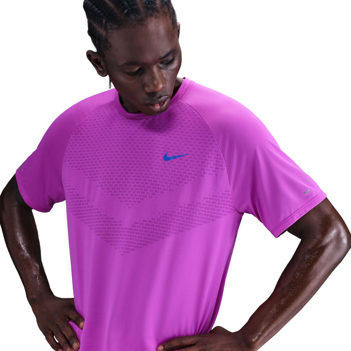 Men's Nike Stride Violet short-sleeve jersey | Alltricks.com