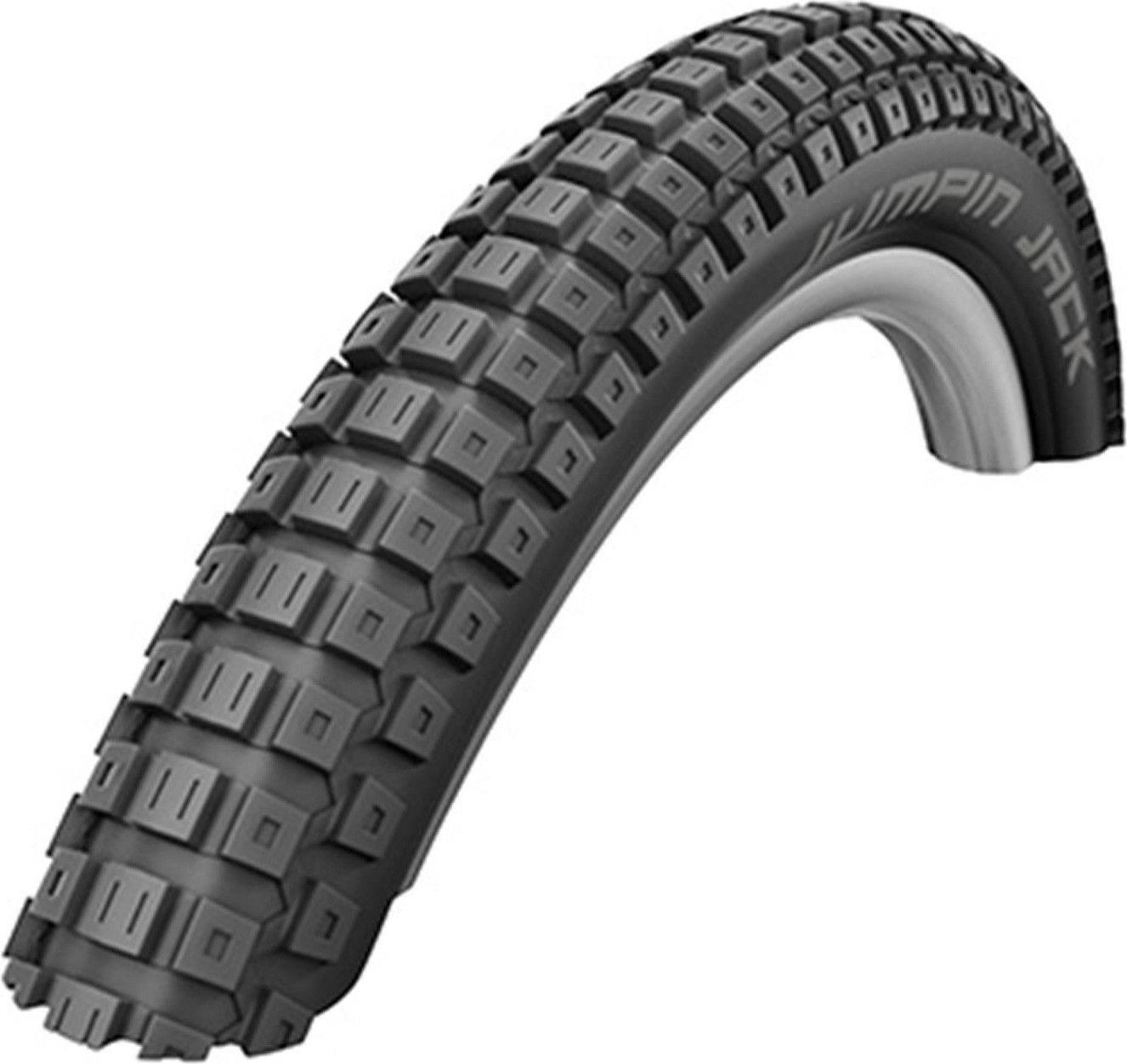 Pneu vélo BMX 20x2.25 schwalbe jumpin'jack noir tr (54-406