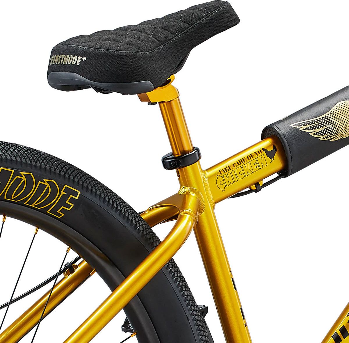 SE Bikes Beast Mode Ripper 27.5''+ Wheelie Bike Golden 2022